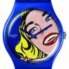 Men'S Swatch | Swatch Moma | Girl By Roy Lichtenstein, The Watch