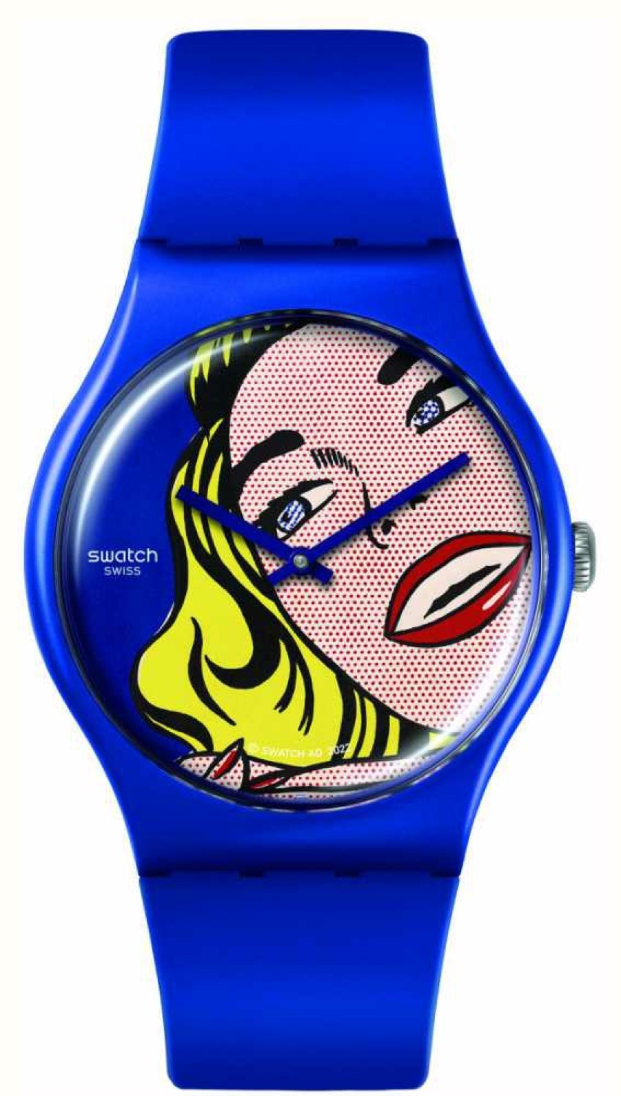 Men'S Swatch | Swatch Moma | Girl By Roy Lichtenstein, The Watch