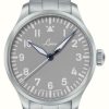 Men'S Laco | Laco Augsburg Grau 39 Mb | Grey Dial | Stainless Steel Bracelet