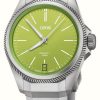 Men'S ORIS | Oris Propilot X Kermit Edition Calibre 400 Automatic (39Mm) Green Dial / Titanium Bracelet