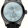 Men'S Ball Watch Company | Ball Watch Company Engineer Iii Endurance 1917 Tmt | Ice Blue Dial | Black Rubber Strap