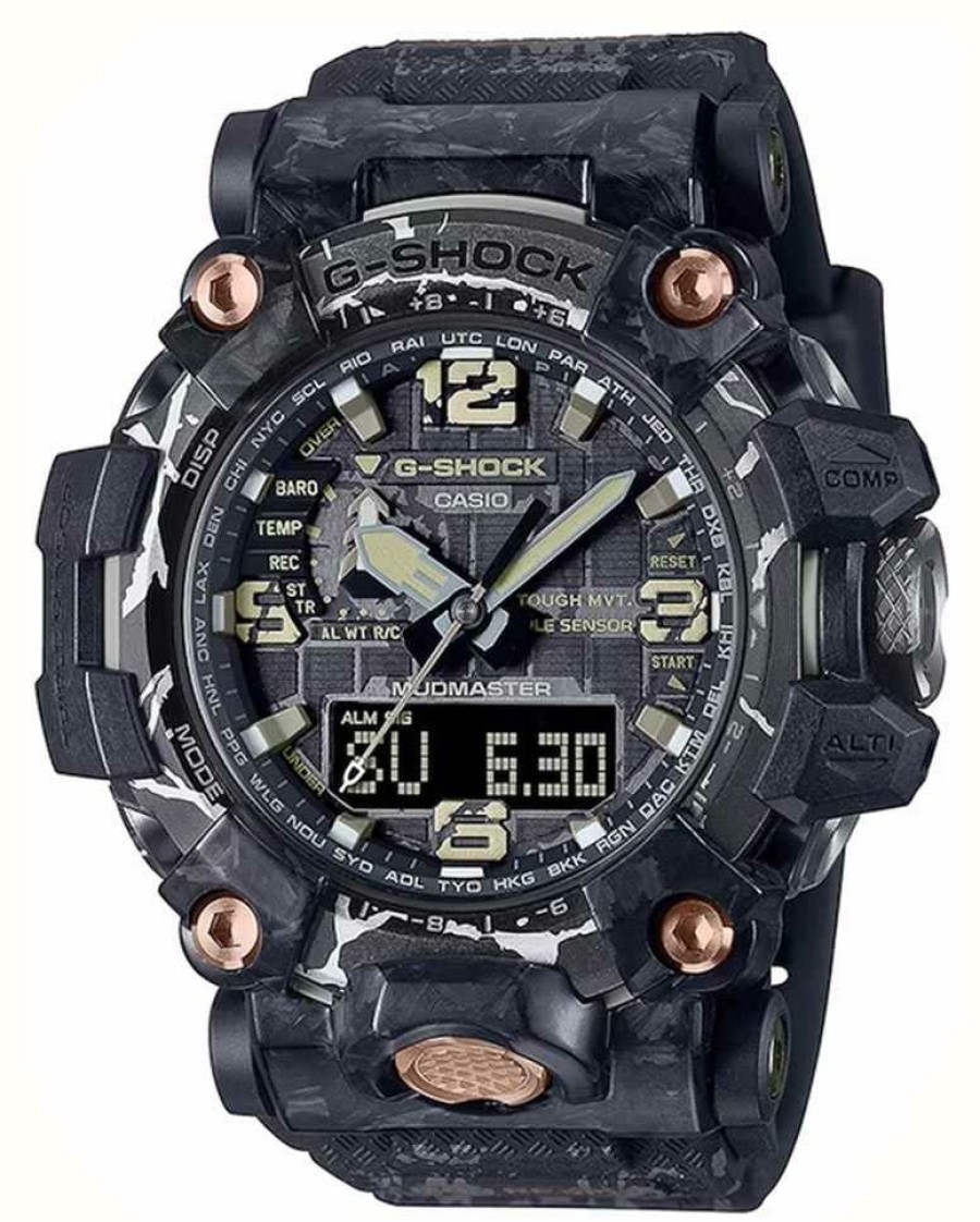 Men'S Casio | Casio G-Shock Cracked Mudmaster Limited Edition - Forged Carbon