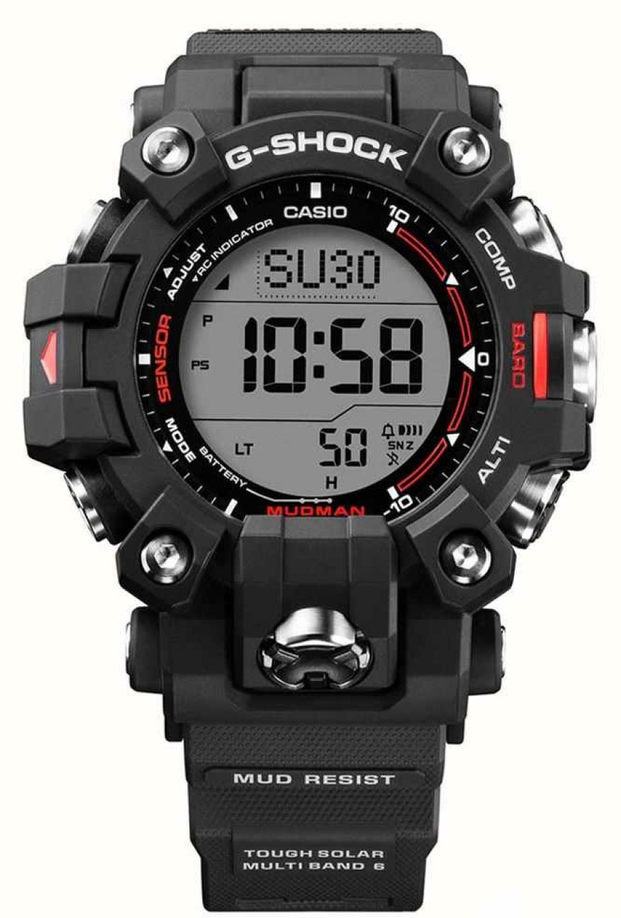 Men'S Casio | Casio G-Shock Mudman Gw-9500 Tough Solar - Tactical Black