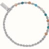 Jewelry ChloBo Jewellery | Chlobo Radiant Aura Bracelet | Sterling Silver | Coloured Beads