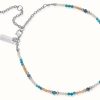 Jewelry ChloBo Jewellery | Chlobo Blissful Freedom Anklet | Sterling Silver | Coloured Beads