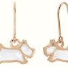 Jewelry Radley Jewellery | Radley Jewellery Dangle Earrings | Rose Gold Plated | Crystal Dogs