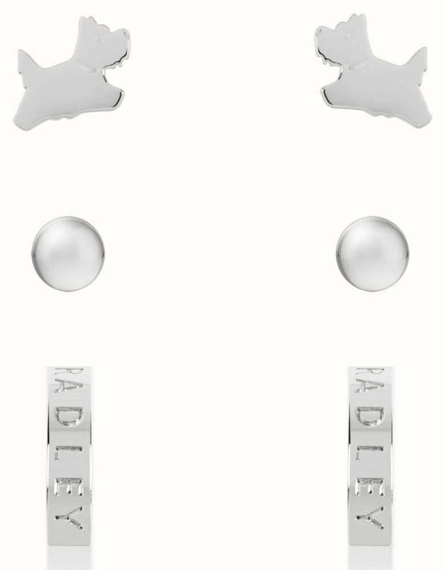 Jewelry Radley Jewellery | Radley Jewellery Baylis Road | Set Of 3 Pairs Of Earrings | Sterling Silver