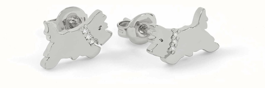 Jewelry Radley Jewellery | Radley Jewellery Set Of 2 Pairs Of Stud Earrings | Sterling Silver | Crystal Set