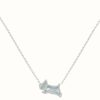 Jewelry Radley Jewellery | Radley Jewellery Park Place Necklace | Sterling Silver | Blue Crystal Dog Pendant