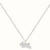 Jewelry Radley Jewellery | Radley Jewellery Hatton Gardens | Sterling Silver | Crystal Set Dog Pendant