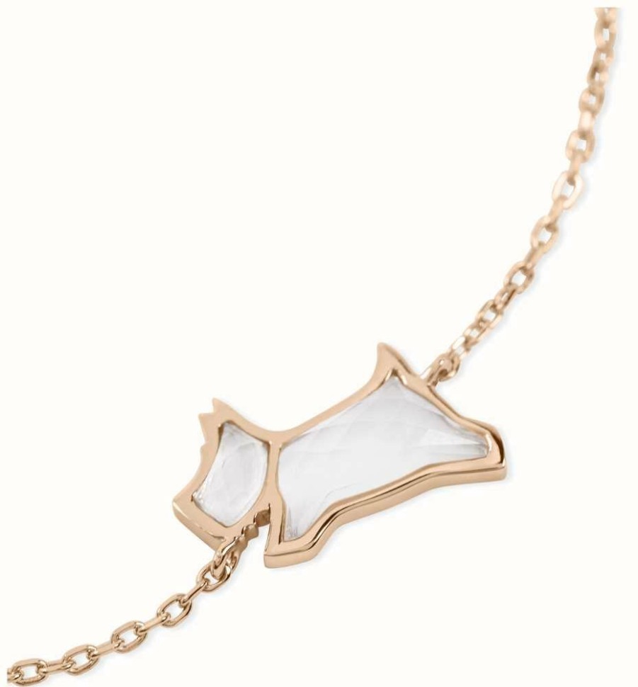 Jewelry Radley Jewellery | Radley Jewellery Crystal Dog Bracelet | Rose Gold Plated