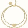 Jewelry Radley Jewellery | Radley Jewellery Dukes Place Double Chain Bracelet | Gold Plated