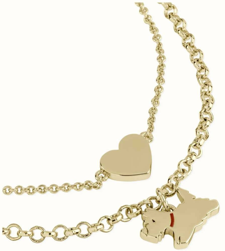 Jewelry Radley Jewellery | Radley Jewellery Dukes Place Double Chain Bracelet | Gold Plated