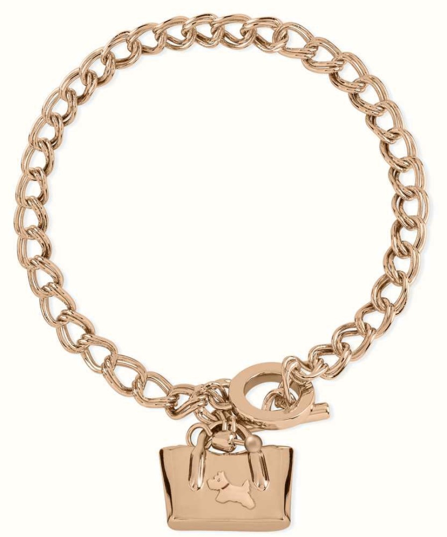 Jewelry Radley Jewellery | Radley Jewellery Hillgate Place Bracelet | Rose Gold Plated | Handbag Charm