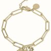 Jewelry Radley Jewellery | Radley Jewellery Cranwell Close Bracelet | Gold Plated | Dog And Flower Charms