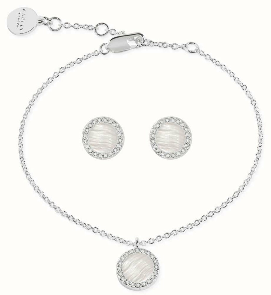 Jewelry Radley Jewellery | Radley Jewellery Bracelet And Earring Set | Sterling Silver | Crystal Set