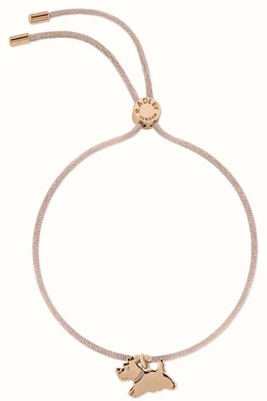 Jewelry Radley Jewellery | Radley Jewellery Friendship Bracelet | Rose Gold Plated | Dog Charm