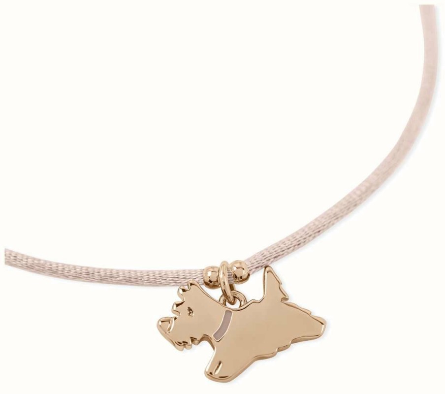 Jewelry Radley Jewellery | Radley Jewellery Friendship Bracelet | Rose Gold Plated | Dog Charm