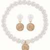 Jewelry Radley Jewellery | Radley Jewellery Bracelet And Earring Set | Rose Gold Plated | Pearls