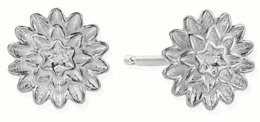 Jewelry ChloBo Jewellery | Chlobo Botanical Beauty Stud Earrings | Sterling Silver