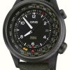 Men'S ORIS | Oris Propilot Altimeter - Meters Scale (47Mm) Black Dial / Black Textile Strap