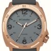 Men'S Columbia | Columbia Delta Ridge Quartz Rose-Gold Grey Dial / Grey Silicone