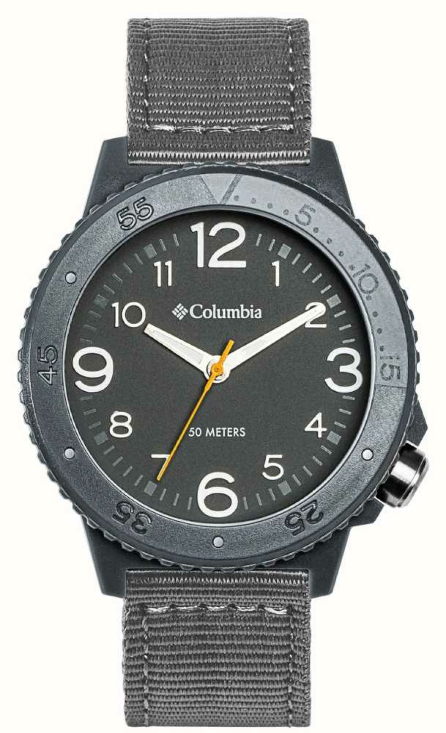 Men'S Columbia | Columbia Cross Trails Quartz Grey Dial / Grey Nylon