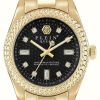 Women'S Philipp Plein | Philipp Plein Queen $Treet Couture Black Dial / Gold Pvd Steel