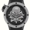 Men'S Philipp Plein | Philipp Plein Plein Rich Hyper $Port / Automatic Black Dial Black Strap