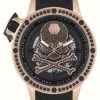 Men'S Philipp Plein | Philipp Plein Plein Rich Hyper $Port / Automatic Black Dial Black Strap