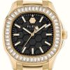 Women'S Philipp Plein | Philipp Plein Spectre Lady High-Conic / Black Dial Gold Pvd Steel