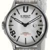 Men'S U-Boat | U-Boat Darkmoon (44Mm) White Curve / White Silicone