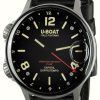 Men'S U-Boat | U-Boat Capsoil Doppiotempo (55Mm) Beige Rehaut Ss Black / Black Leather