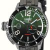 Men'S U-Boat | U-Boat Sommerso Ghiera Ceramica (46Mm) Green / Black Silicone