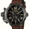 Men'S U-Boat | U-Boat Capsule (50Mm) T5 Be Limited Edition Black / Brown Leather