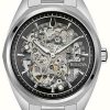 Men'S Bulova | Bulova Men'S Automatic | Skeleton Dial | Stainless Steel Bracelet