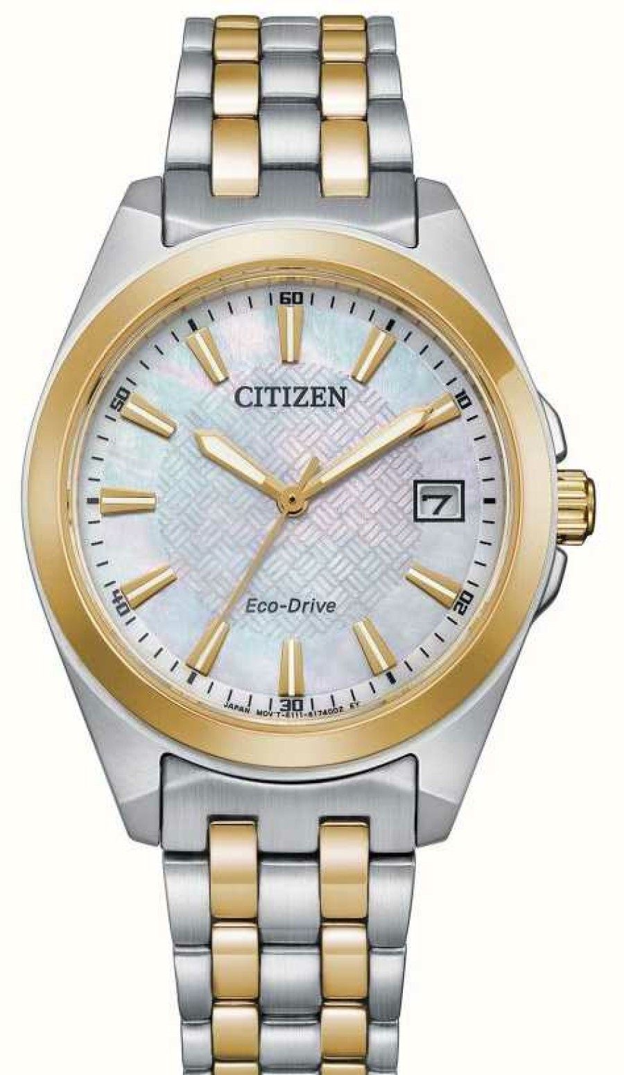 Women'S Citizen | Citizen Women'S | Eco-Drive | Mother-Of-Pearl Dial | Two-Tone Stainless Steel Bracelet