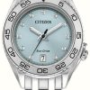 Women'S Citizen | Citizen Women'S Diamond | Eco-Drive | Blue Dial | Stainless Steel Bracelet