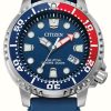 Men'S Citizen | Citizen Men'S Promaster Diver | Eco-Drive | Blue Dial | Blue Polyurethane Strap