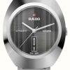 Men'S RADO | Rado Diastar Original Automatic (38Mm) Grey Dial / Stainless Steel