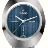 Men'S RADO | Rado Diastar Original Automatic (38Mm) Blue Dial / Stainless Steel