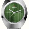 Men'S RADO | Rado Diastar Original Automatic (38Mm) Green Dial / Stainless Steel