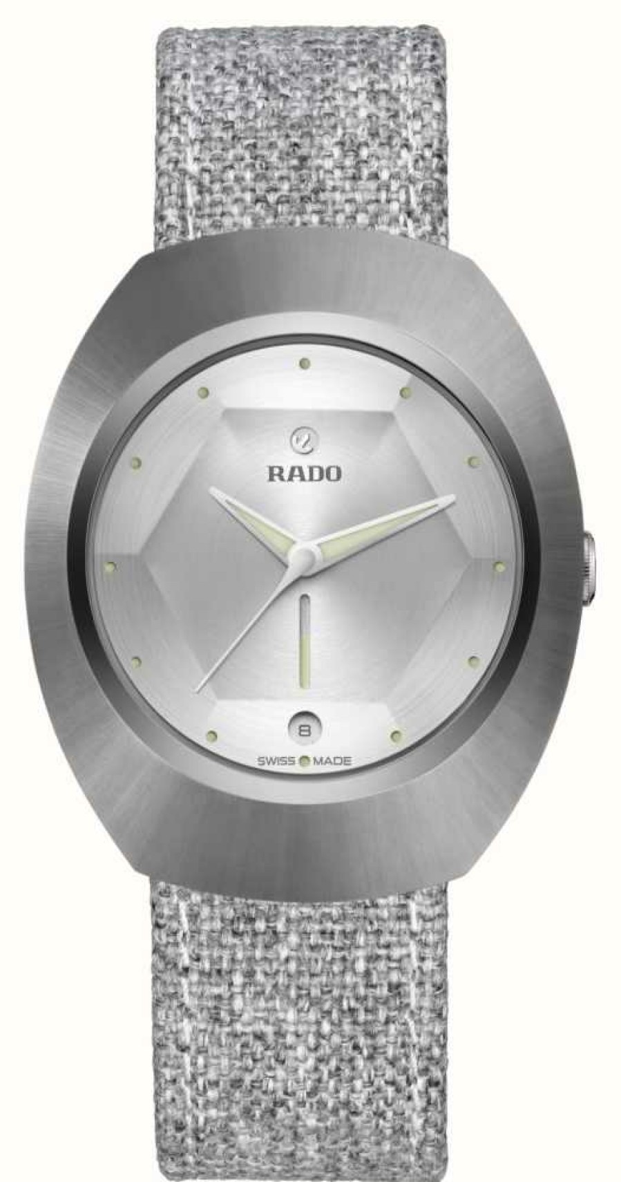 Men'S RADO | Rado Diastar Original 60-Year Anniversary Edition Automatic (38Mm) Silver Dial / Stainless Steel Mesh