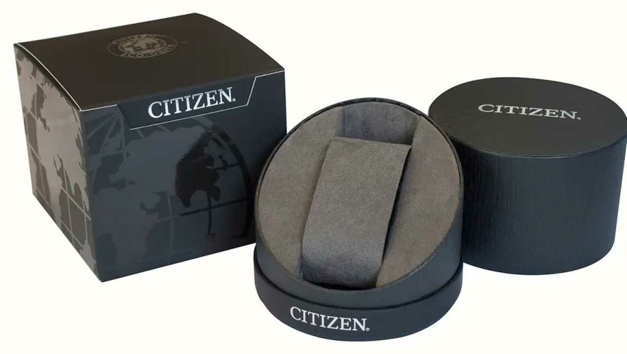 Women'S Citizen | Citizen Women'S Eco-Drive White Dial Black Leather Strap