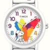 Women'S Timex | Timex Peanuts X Color Rush Snoopy Rainbow Heart