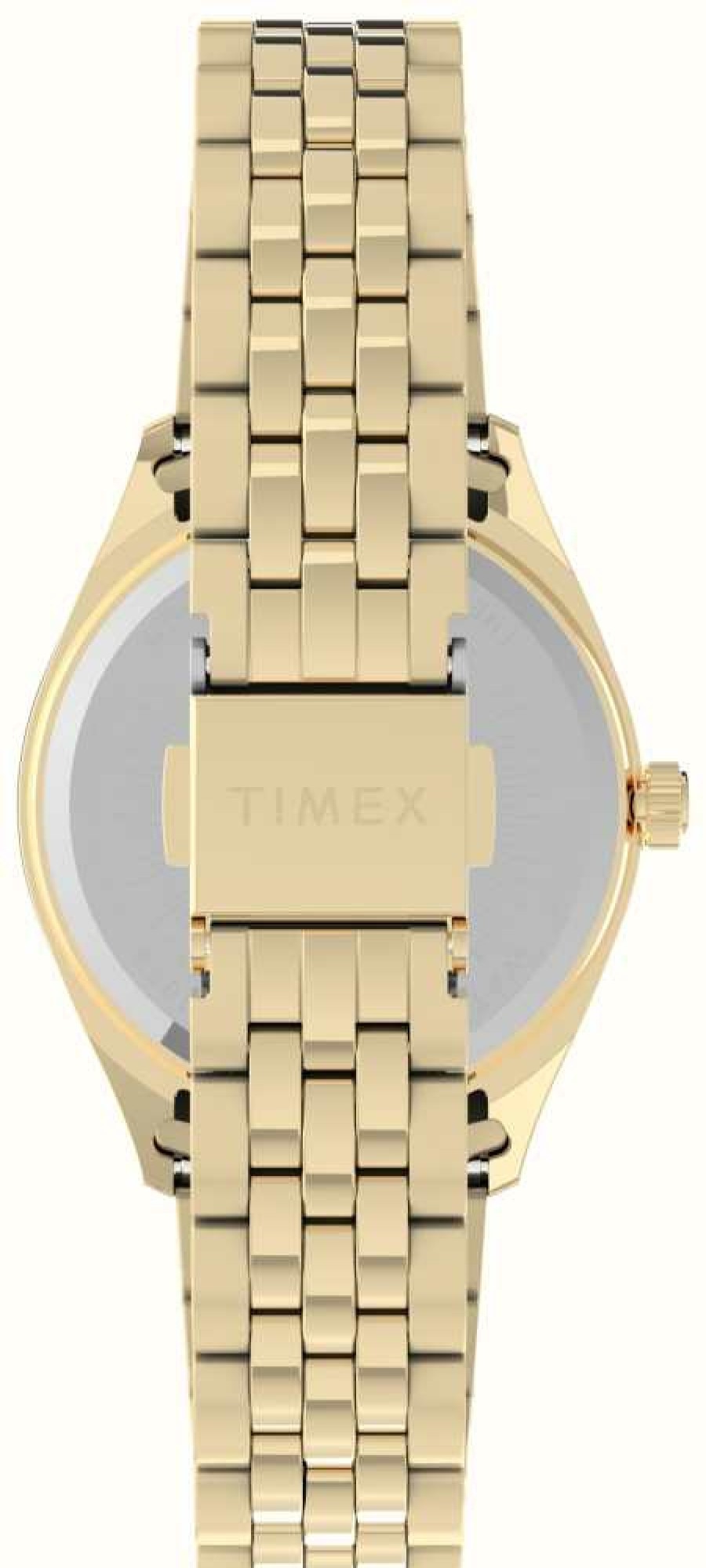 Women'S Timex | Timex Women'S Legacy Rainbow Black Dial Gold-Tone Stainless Steel Bracelet