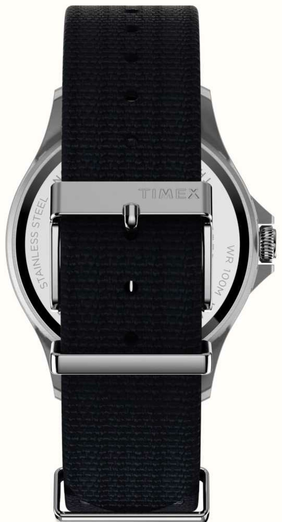 Men'S Timex | Timex Men'S Navi Xl (41Mm) Black Dial / Black Fabric Strap