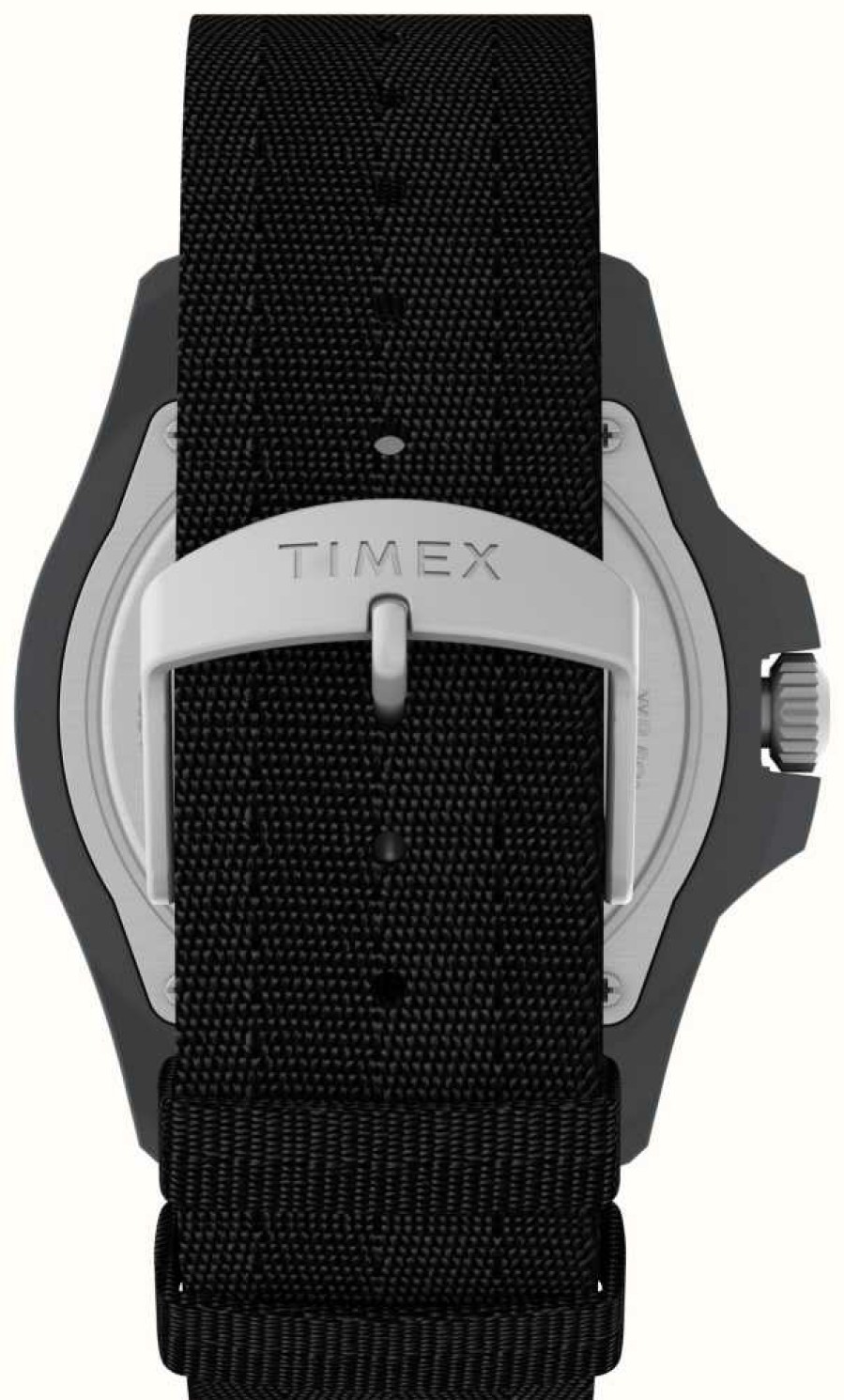 Men'S Timex | Timex Expedition North Freedive Ocean Solar Gray Tide Case Black Dial Black Tide Fabric Strap