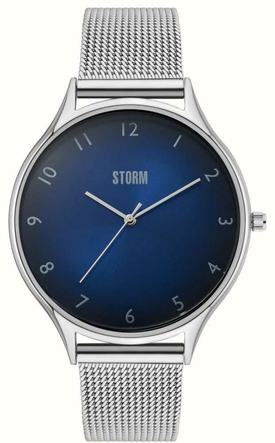 Men'S STORM | Storm Covar Blue Blue Dial / Steel Mesh Bracelet