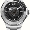 Men'S Baume & Mercier | Baume & Mercier Riviera 10717 Automatic (42Mm) Skeleton Dial / Stainless Steel